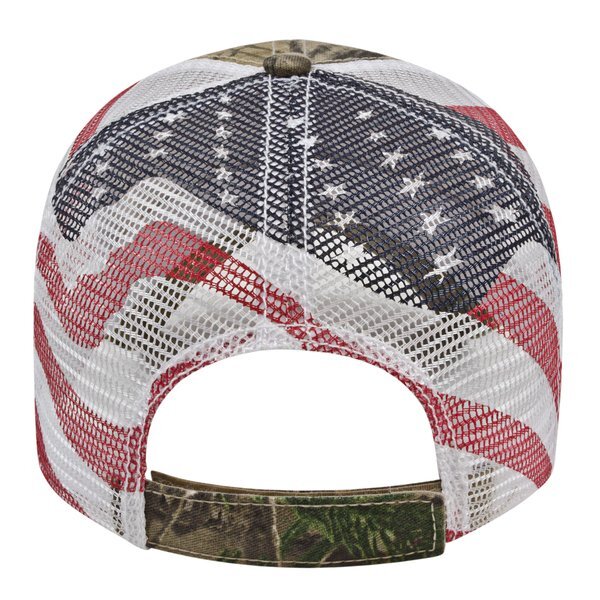 Classic Constructed Flag Mesh Back Cap