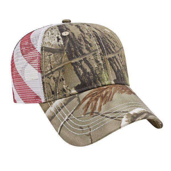 Classic Constructed Flag Mesh Back Cap