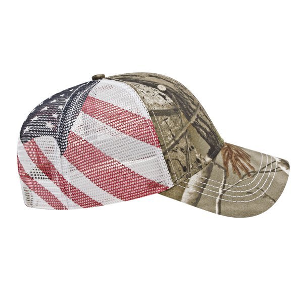 Classic Constructed Flag Mesh Back Cap
