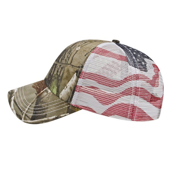 Classic Constructed Flag Mesh Back Cap