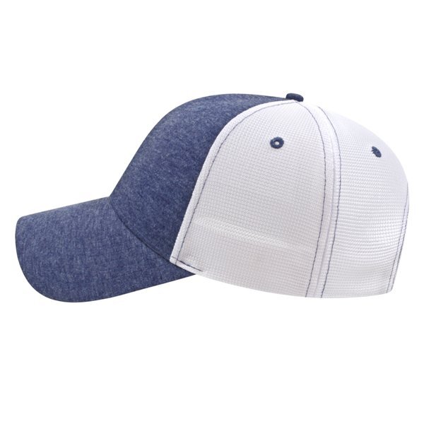 Classic Cotton Constructed Jersey Cap w/ Hi-Tech Mesh Back