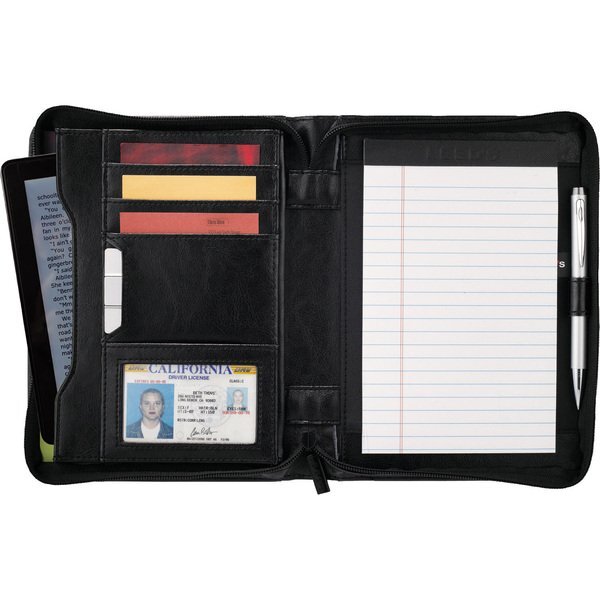 Renaissance Italian Leather Jr. Zippered Padfolio