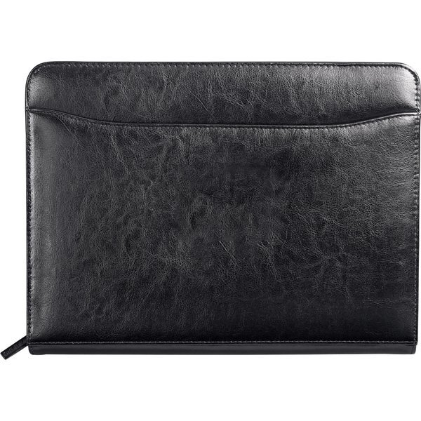 Renaissance Italian Leather Zippered Padfolio