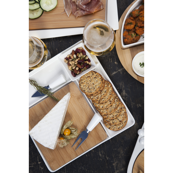 Peninsula Cutting Board Serving Tray Set