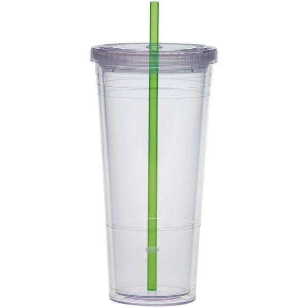 Acrylic Beverage Tumbler, 24oz., BPA Free