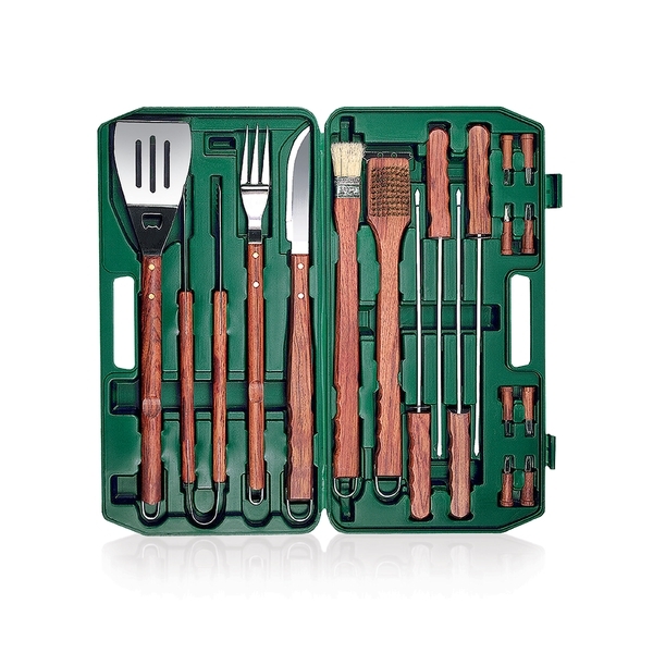 Eighteen-Piece BBQ Tool Set