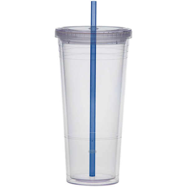 Acrylic Beverage Tumbler, 24oz., BPA Free