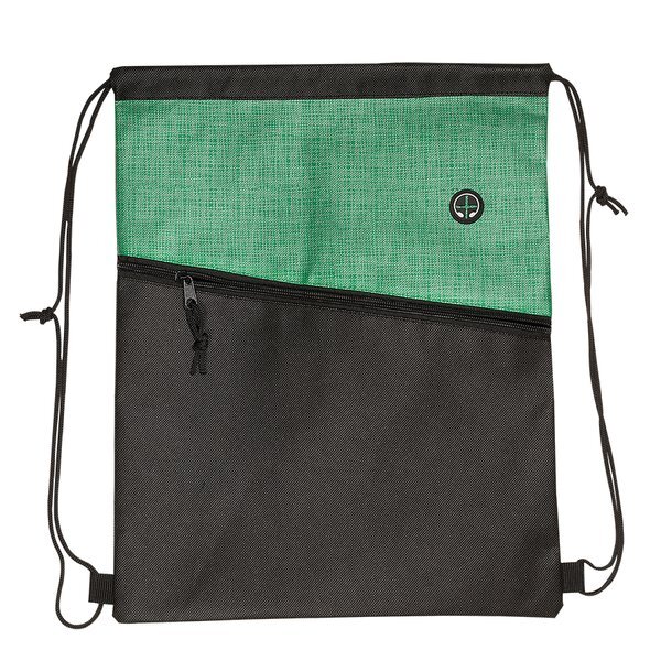 Tonal Non-Woven Drawstring Backpack