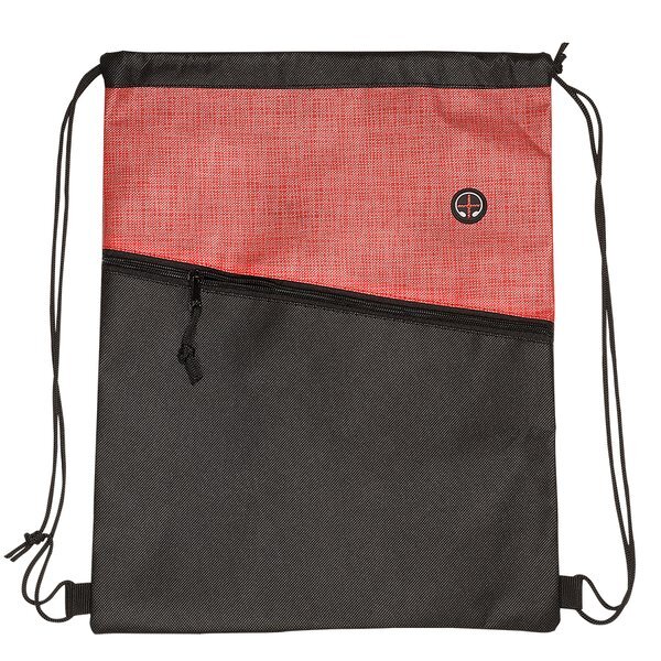 Tonal Non-Woven Drawstring Backpack