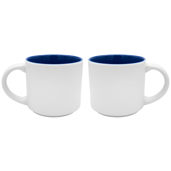Metro Matte Two-Tone Ceramic Mug, 14oz.
