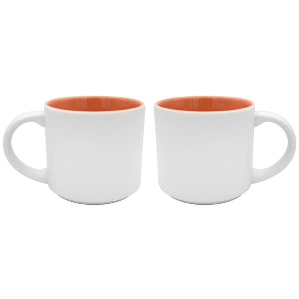 Metro Matte Two-Tone Ceramic Mug, 14oz.