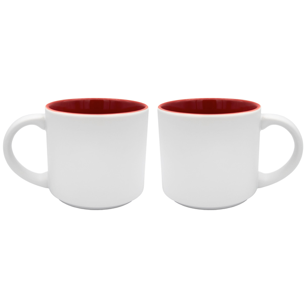 Metro Matte Two-Tone Ceramic Mug, 14oz.