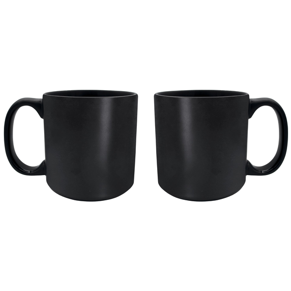 Super Matte Black Ceramic Mug, 20oz., Full Color Imprint | Promotions Now