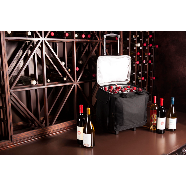 Bodega 12 Wine Bottle Tote & Rolling Cooler