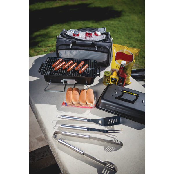 Tailgating Cooler w/ Grill & BBQ Tools