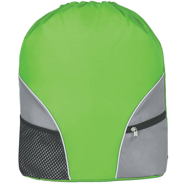 Zippy 210D Polyester Drawstring Backpack