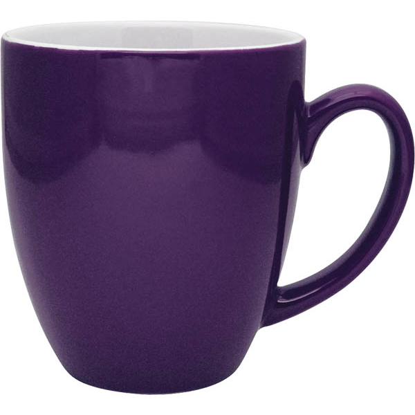 Duo-Tone Bistro Ceramic Mug, 16oz.