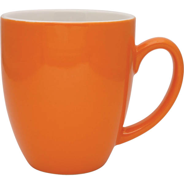 Duo-Tone Bistro Ceramic Mug, 16oz.
