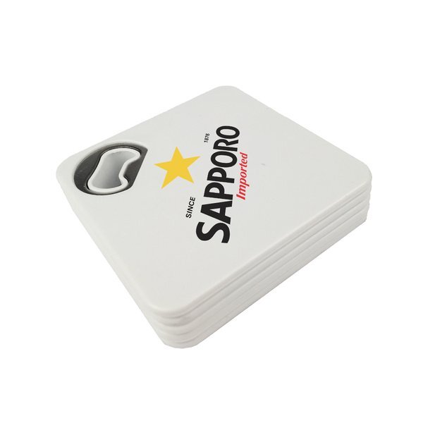 Coaster and Bottle Opener