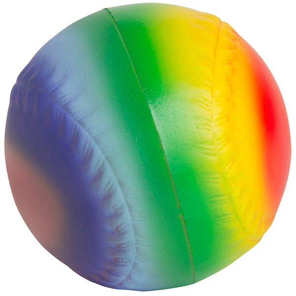 Rainbow Baseball Stress Reliever