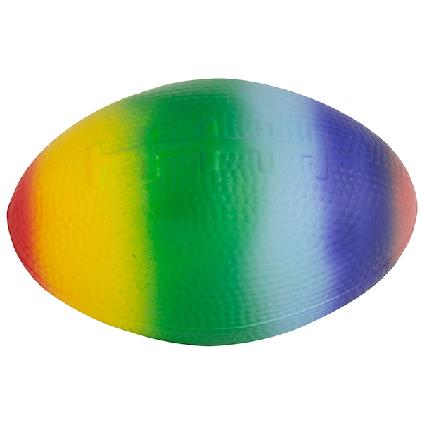 Rainbow Football Stress Reliever