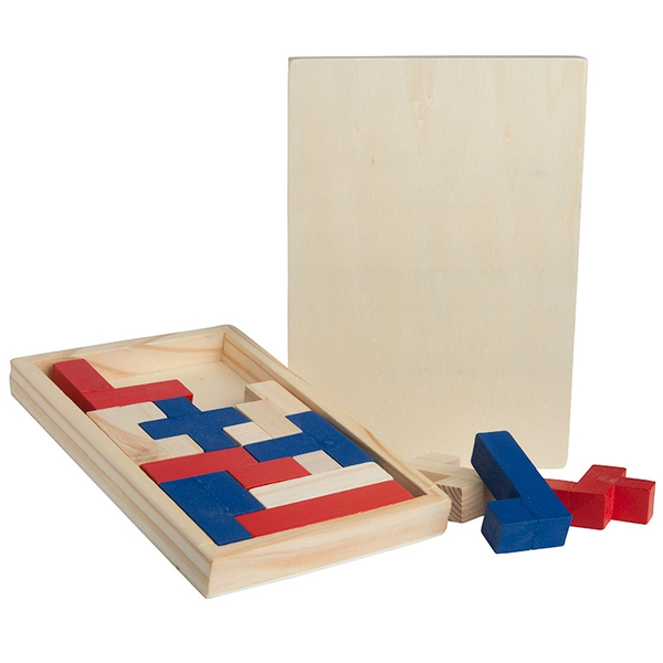 Color Wood Shapes Challenge Puzzle