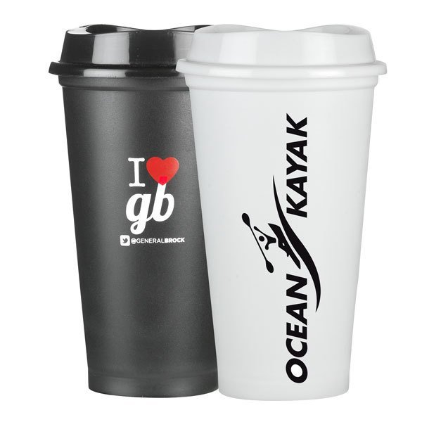 Grande Plastic Coffee/Tea Tumbler, 16oz.