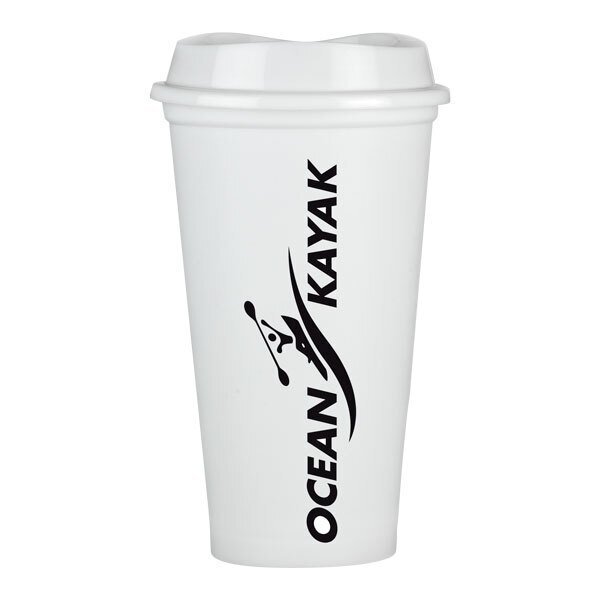 Grande Plastic Coffee/Tea Tumbler, 16oz.