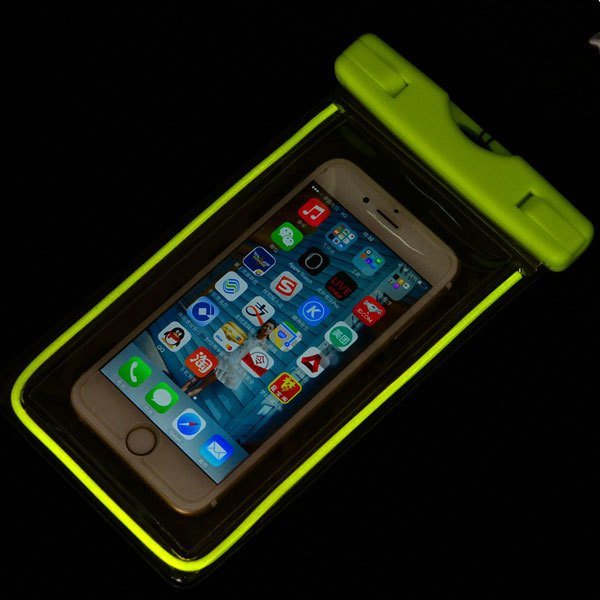 Glow in the Dark Waterproof Cell Phone Pouch