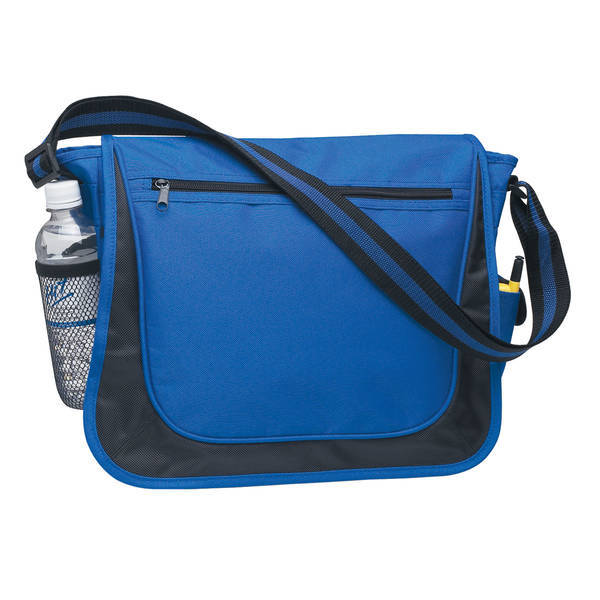Striped Strap 600D Polyester Messenger Bag
