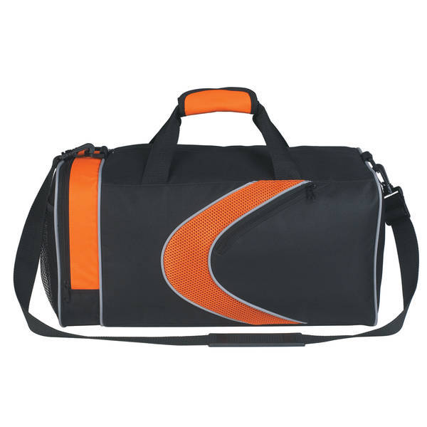 Sporty 600D Polyester Duffel Bag, 19"