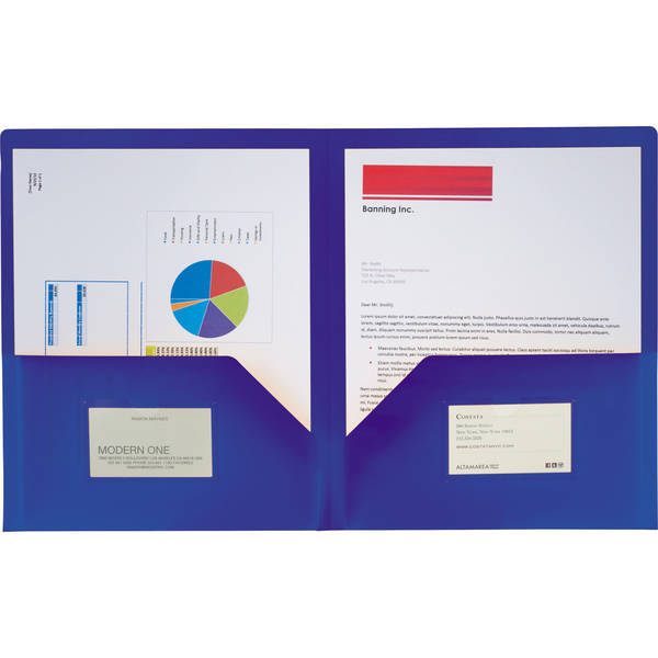 Old School 2 Pocket Folder