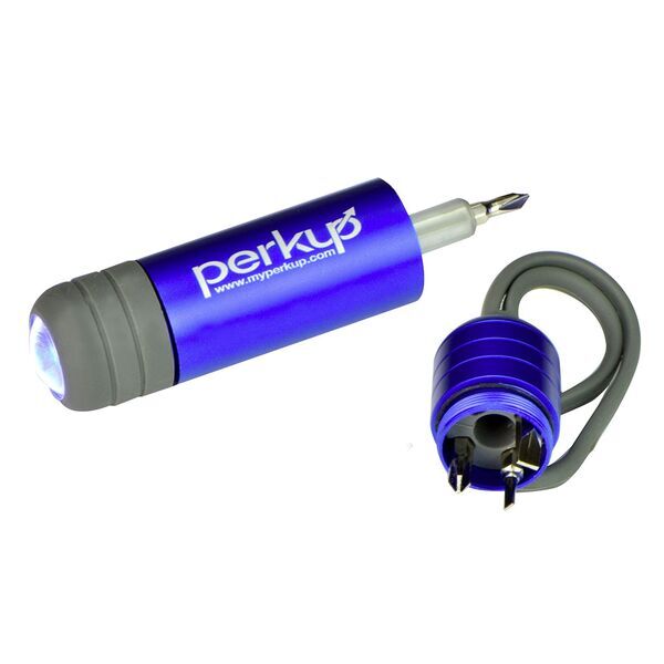 Silicone Strap Flashlight & Screwdriver