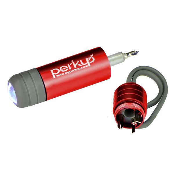 Silicone Strap Flashlight & Screwdriver