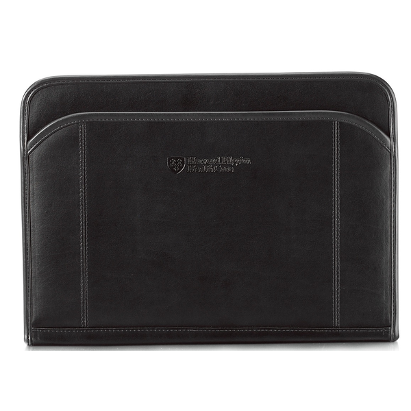 Global Leather Zippered Padfolio