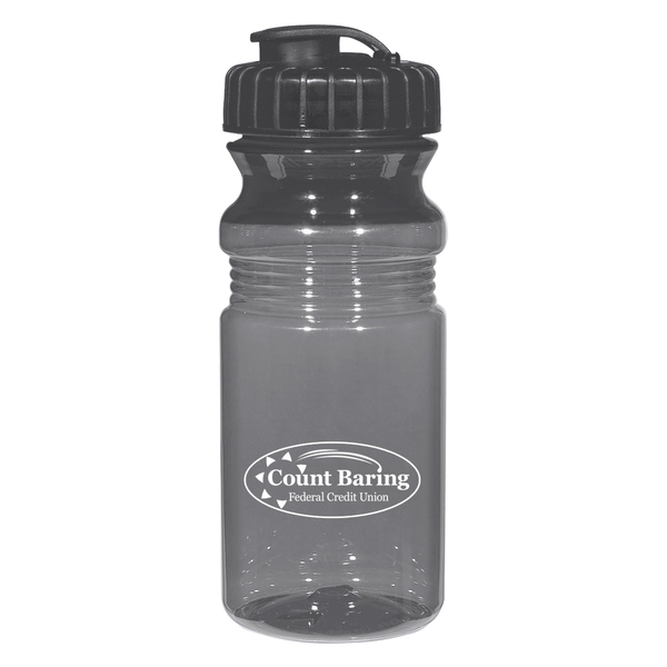 Poly-Clear™ Fitness Bottle with Super Sipper Lid, 20oz.