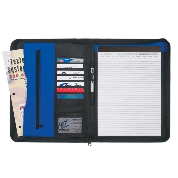 Contemporary Zippered Padfolio Promotions Now