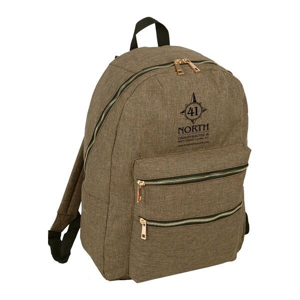 Hipster Heathered Polyester Backpack