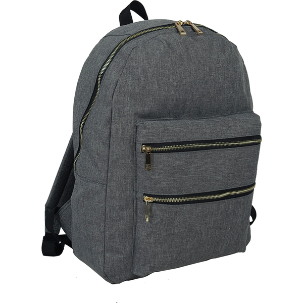 Hipster Heathered Polyester Backpack