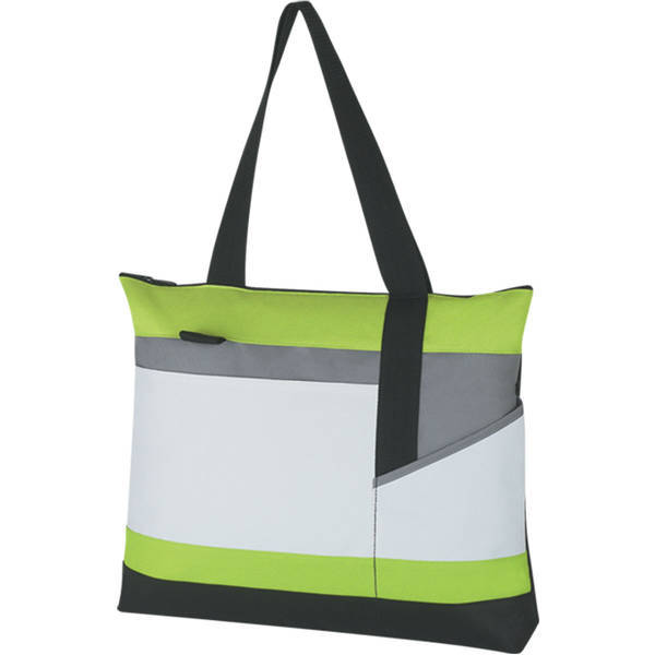 Advantage Zippered Polyester Tote