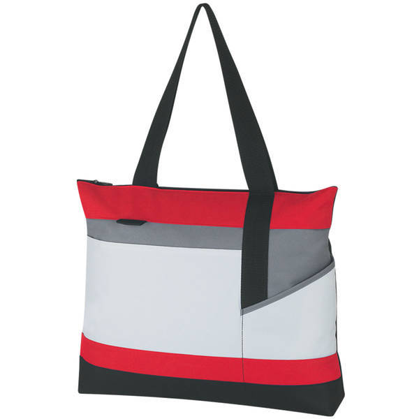 Advantage Zippered Polyester Tote