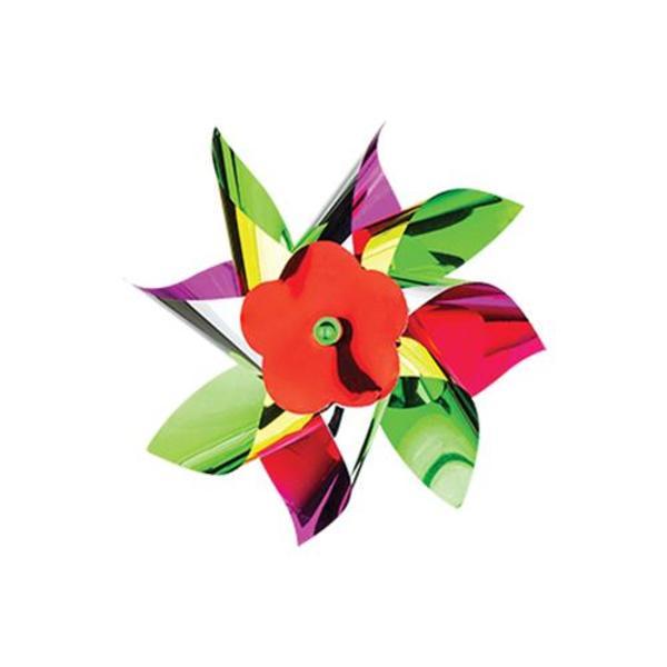 Bright Multi-Colored Pinwheel, 4"