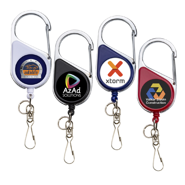 Heavy Duty Carabiner Retractable Badge Reel