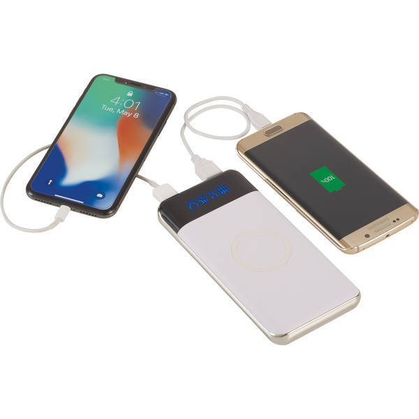 Constant Wireless Power Bank w/ Display, 10000mAh
