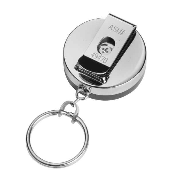 Heavy Duty Retractable Key Reel, Slide Clip