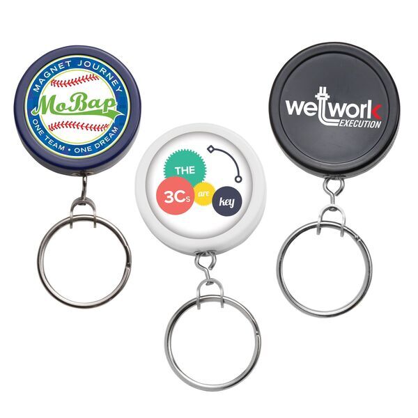 Heavy Duty Retractable Key Reel, Slide Clip