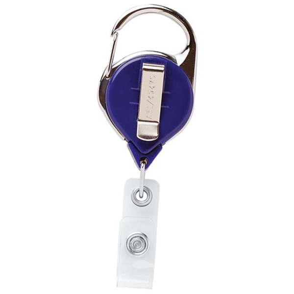 Carabiner Retractable Badge Reel, Slide Clip