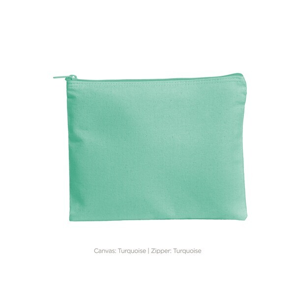 Dollface Color Cotton Canvas Cosmetic Bag