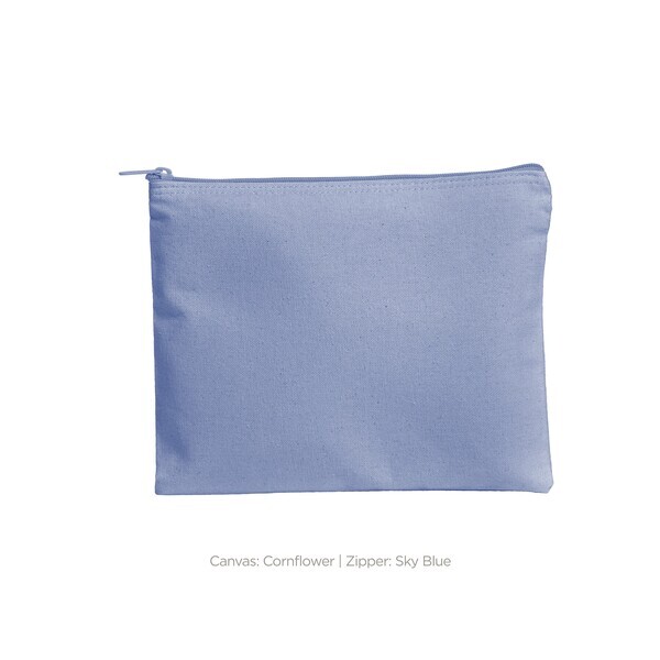 Dollface Color Cotton Canvas Cosmetic Bag