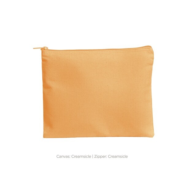 Dollface Color Cotton Canvas Cosmetic Bag